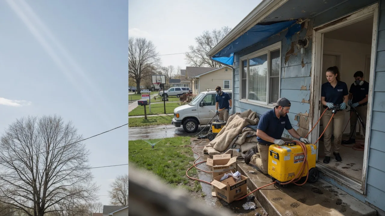 Basement Flood Cleanup in Aurora, MO near me